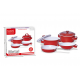 Дитячий набір посуду "Kitchenware" 620-B5(Red) каструля, пательня