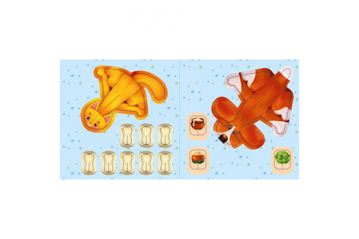 Розвиваюча книжка Пограй-но в театр "Хто що їсть?" 801005 з відео інструкцією