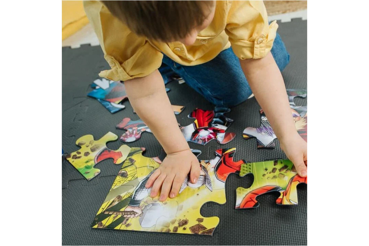 Дитячі пазли SUPER МАХІ Marvel "Разом сильніше" Trefl 41007 24 елементи, з розфарбовкою