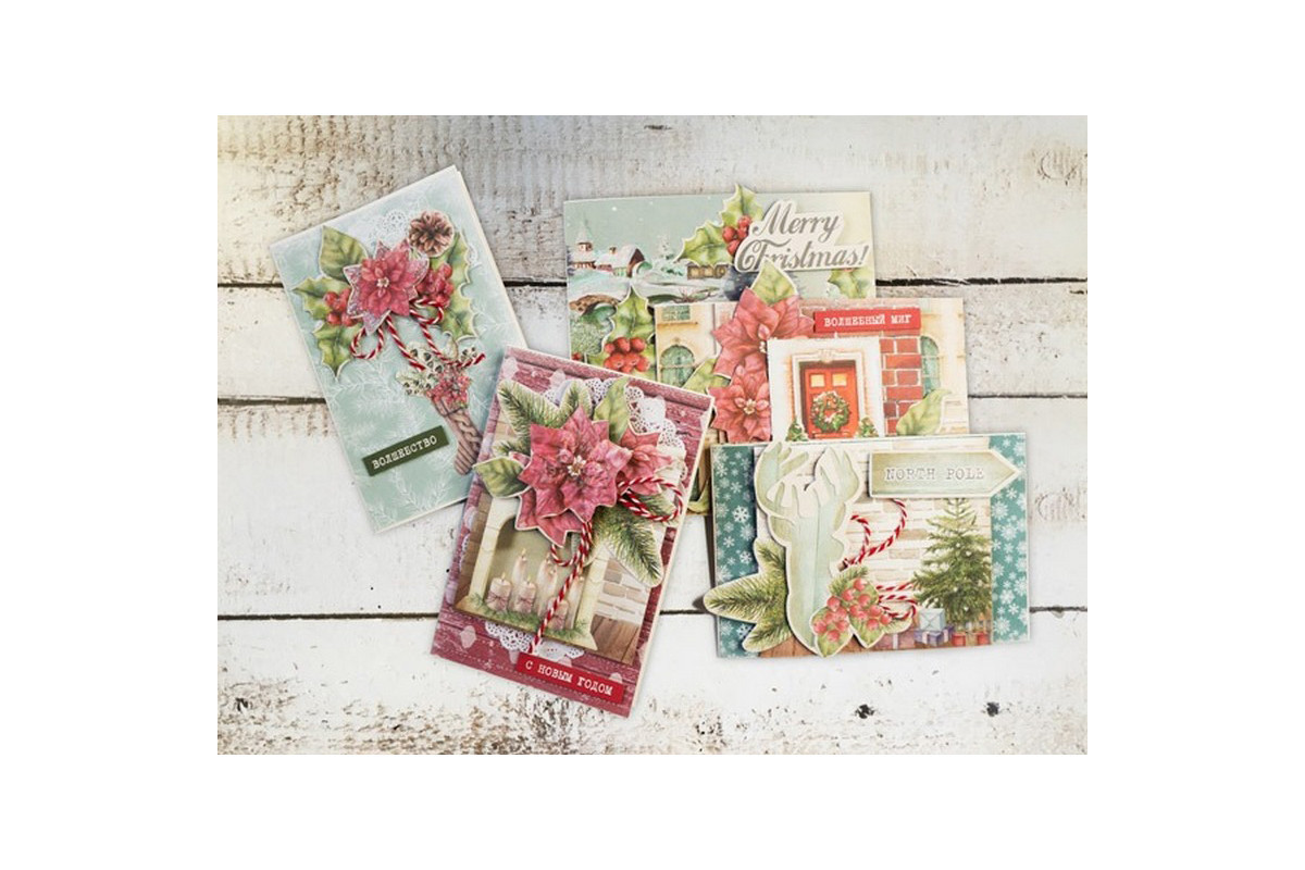 Набор для создания поздравительных открыток "Winter wonders" FDGCK-017