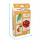 Дитячий набір навчальних карток Монтессорі "Овочі та фрукти" 301232, 32 зображення