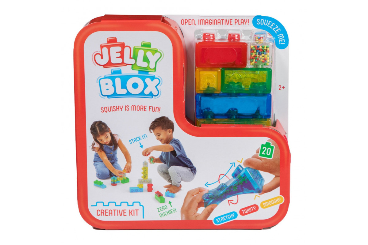 Детский сенсорный конструктор "Набор креатива" Jelly Blox 931692, 20 деталей