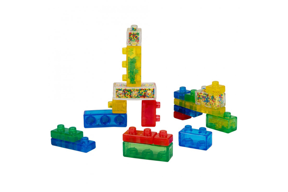 Детский сенсорный конструктор "Набор креатива" Jelly Blox 931692, 20 деталей