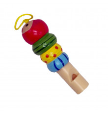Деревянная игрушка Свисток MD 1934-5 на петельке