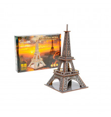 Деревянный 3D конструктор "Эйфелева башня" Puz-00925, 58 деталей