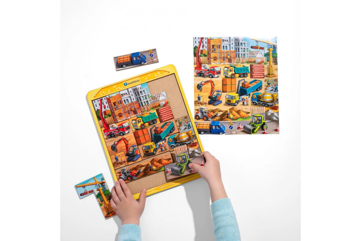 Дерев'яний тетріс великий "Будівельний майданчик" (ПСД127) PSD127