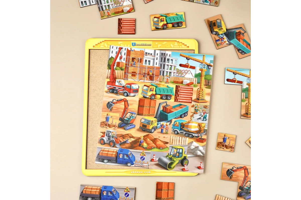 Дерев'яний тетріс великий "Будівельний майданчик" (ПСД127) PSD127