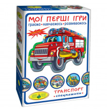 Детская настольная игра "Транспорт. Спецмашины" 81152, 12 карточек