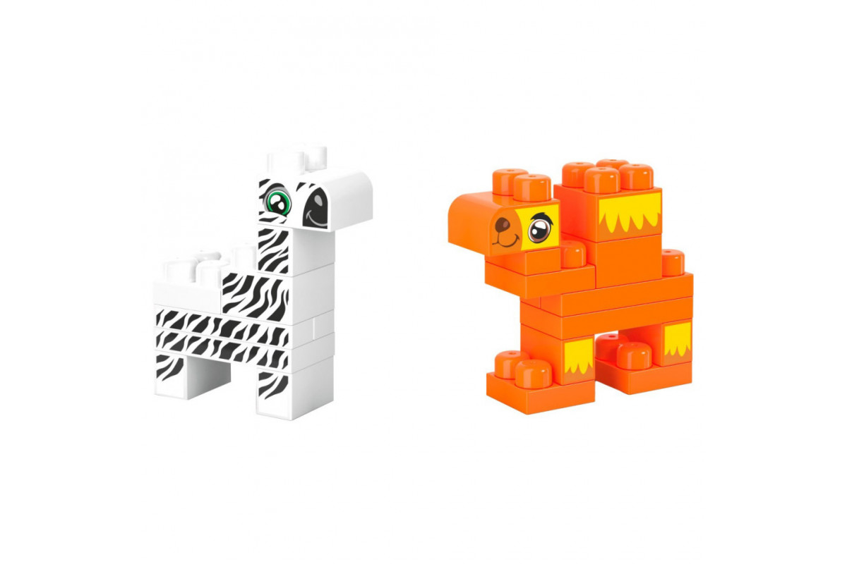 Детский конструктор "Сафари" 9383TXK 97 элементов и 62 наклейки