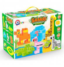 Детский конструктор "Сафари" 9383TXK 97 элементов и 62 наклейки