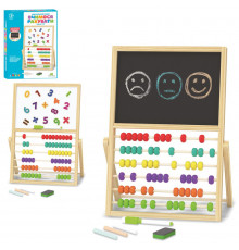 Деревянная игрушка Мольберт "Учимся считать 2.0" MD 2180-1