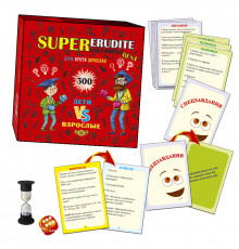 Настольная игра "SUPER Эрудит. Викторина. BEST" MKK0605 на укр. и рус. языке