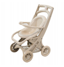 Коляска для кукол с шезлонгом 0122/02eco бежевый