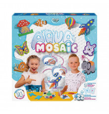 Набір креативної творчості "Aqua Mosaic" AM-01-02, 16 кольорів бусинок