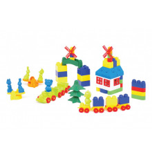 Детский конструктор "Мастер Блок" №5 Colorplast 1-027, 93 детали