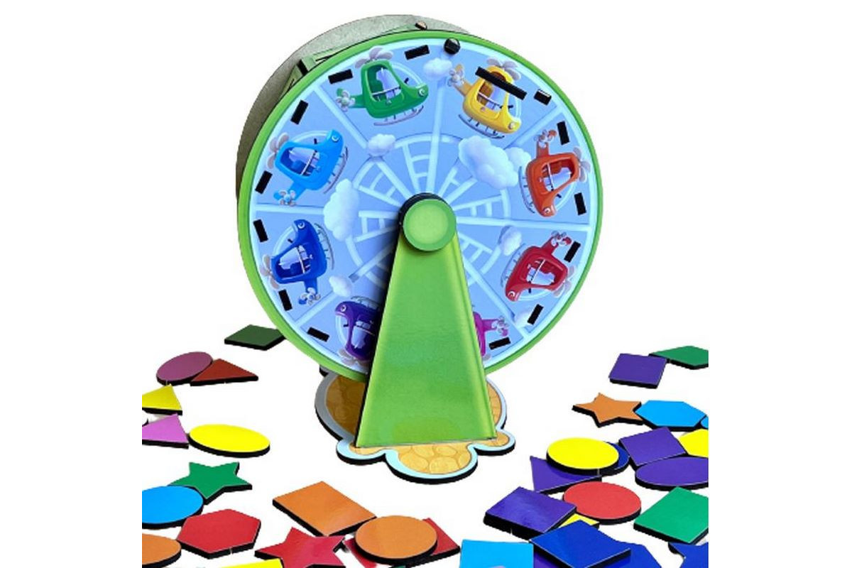 Деревянный сортер "Барабан" Ubumblebees (ПСФ135) PSF135 геометрические фигуры