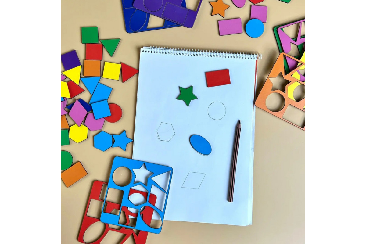 Деревянный сортер "Барабан" Ubumblebees (ПСФ135) PSF135 геометрические фигуры