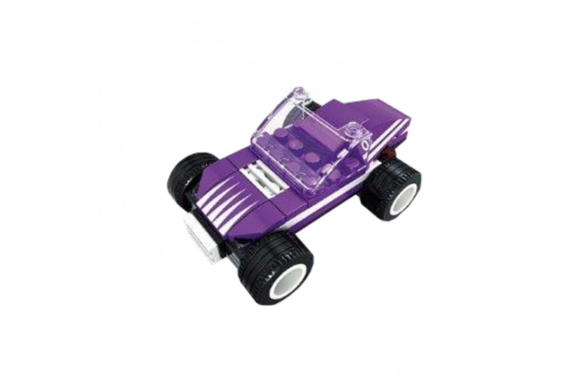 Детский конструктор IBLOCK JUNIOR KH52/001(Violet) 47 деталей