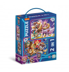 Пазл дитячий 2 в 1 "Зберігаємо світ у безпеці!" 200573, 36 елементів