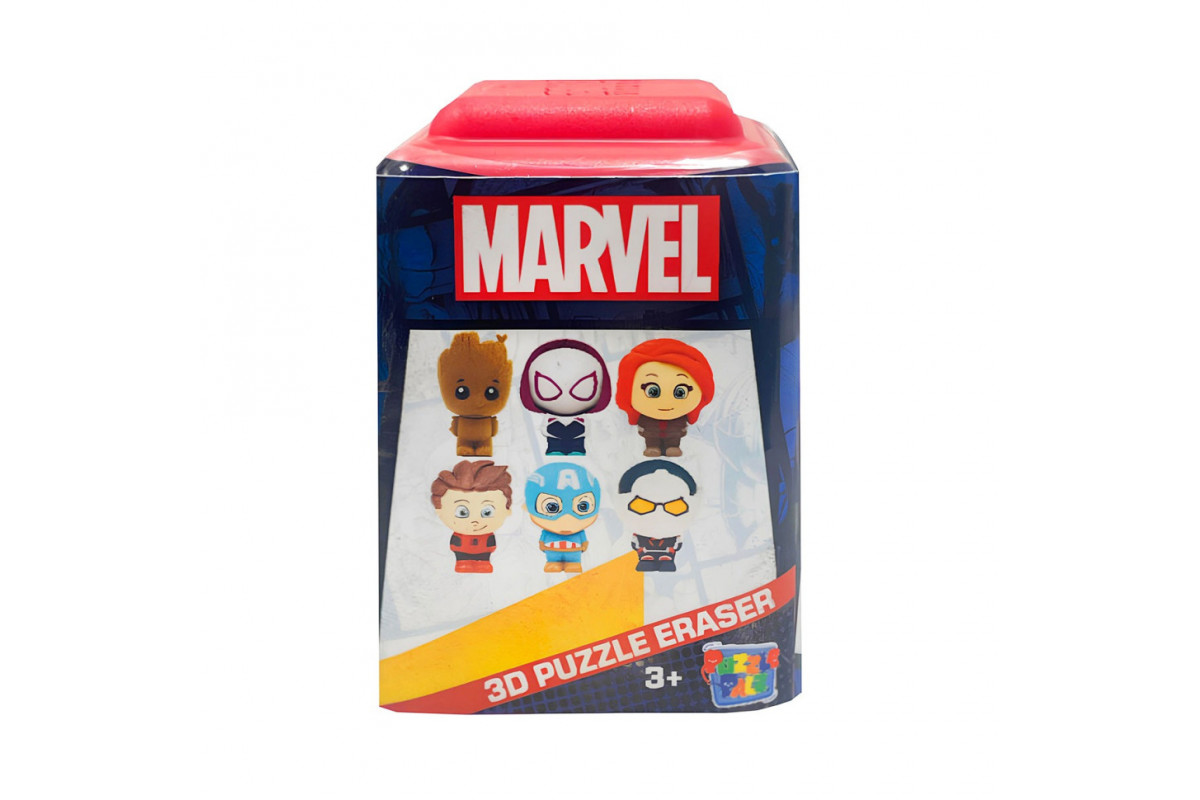 Коллекционный ластик-пазл "Марвел" HTI 1816012 серии "Puzzle Palz"