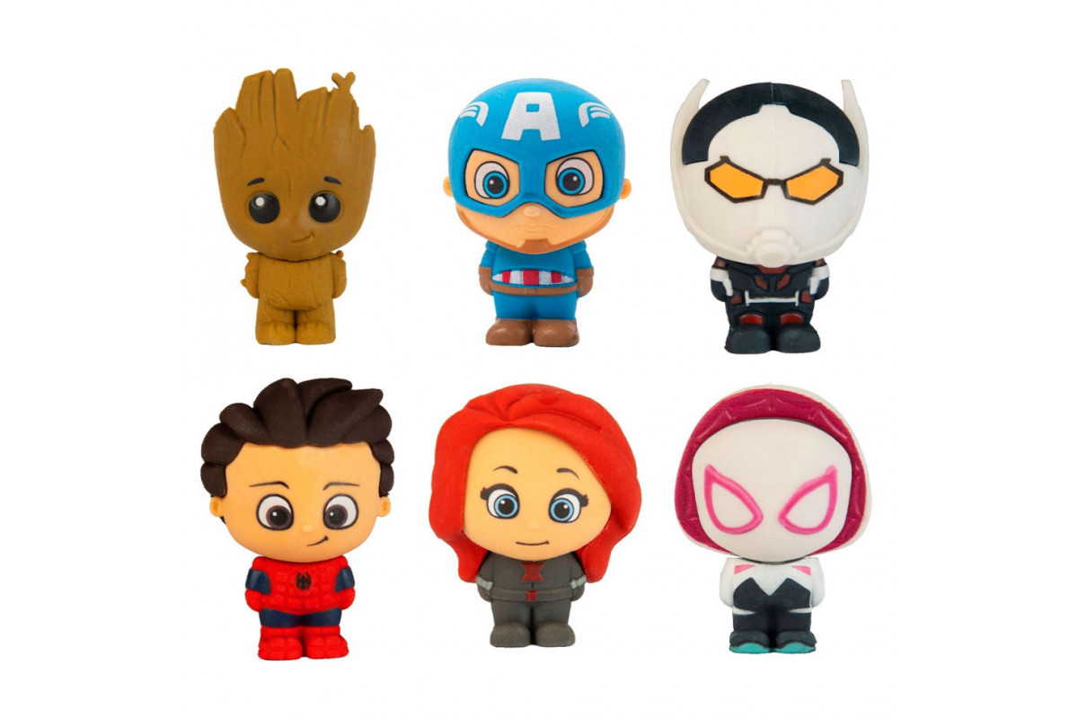 Коллекционный ластик-пазл "Марвел" HTI 1816012 серии "Puzzle Palz"