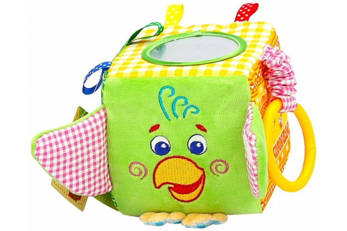 Підвіска-кубик Зоо "Папуга Пустун" МС 110202-01