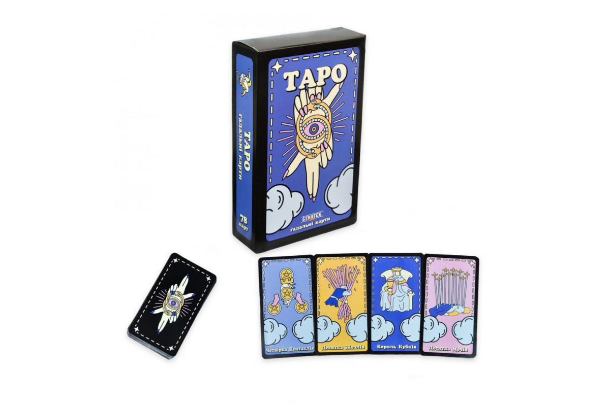 Гадальные карты Таро 30482 карта со ссылкой на инструкцию 78 штук