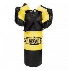 Боксерский набор "Желто-черный" Strateg 2072ST Средний