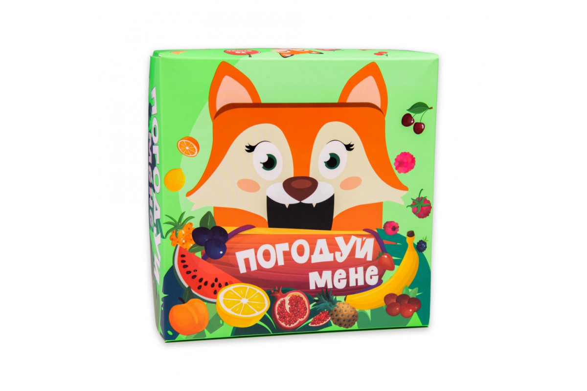 Настольная игра "Покорми меня - лисичка" 30347 инструкция 20 фишек, рулетка