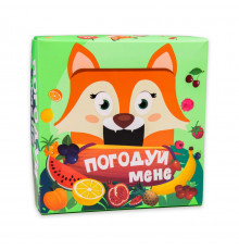 Настольная игра "Покорми меня - лисичка" 30347 инструкция 20 фишек, рулетка