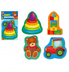 Мягкие бейби пазлы "Игрушки" VT1106-94 Укр