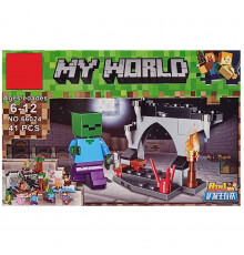 Конструктор детский "Minecraft" 66024K-4, 40 деталей