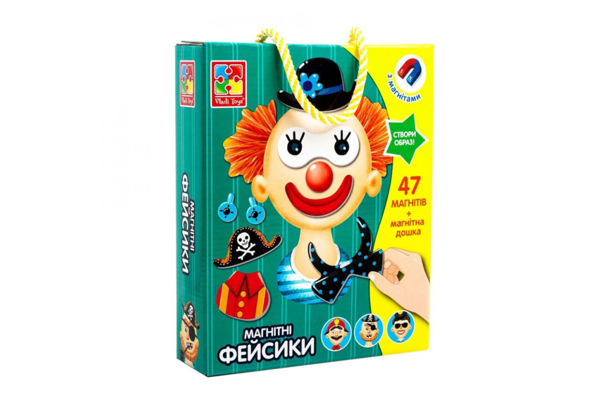 Детская настольная игра "Фейсики" VT3702-15 на магнитах