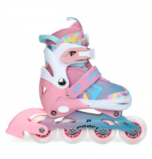 Детские раздвижные ролики A4156-S-P, размер 31-34