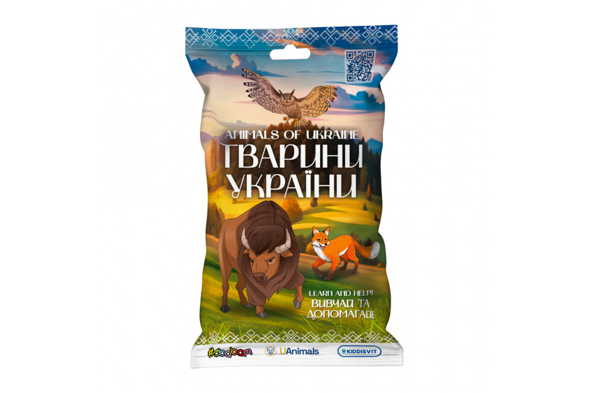 Стретч-іграшка у вигляді тварини Тварини України #sbabam 1/CN25 Іграшка-сюрприз