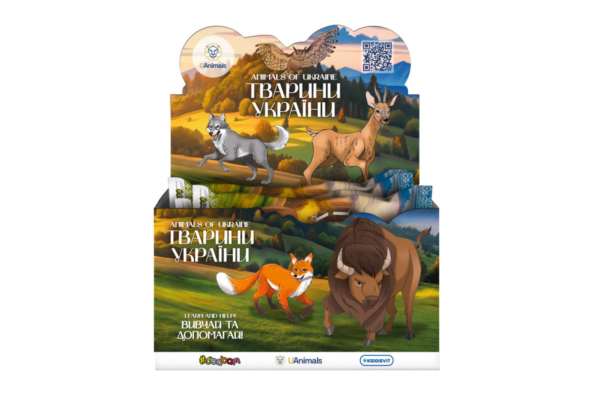 Стретч-іграшка у вигляді тварини Тварини України #sbabam 1/CN25 Іграшка-сюрприз