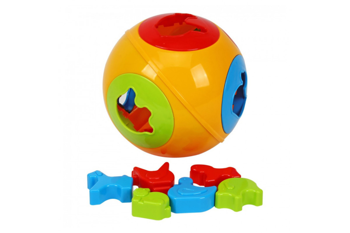 Развивающий умный Шар-сортер №2 3237TXK с фигурками зверей