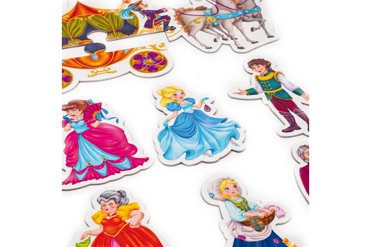 Настільна гра магнітний театр "Попелюшка" Vladi Toys VT3206-53 Укр