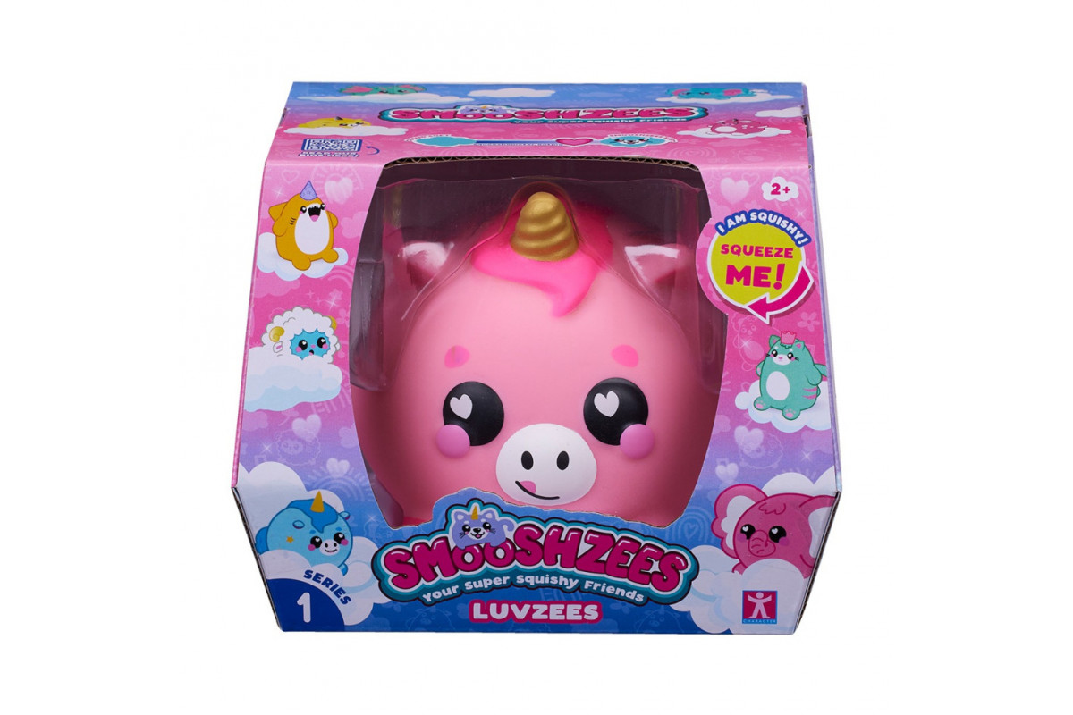 Коллекционная игрушка-антистресс "Единорог Цаппи" Smooshzees 08225 серии Luvzees