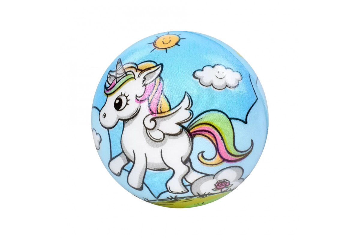 Мяч детский "Единорог" MS 4048-3 размер 6,3 см, фомовый
