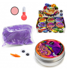 Жуйка для рук "Chameleon Gum" GUM-01-01UС в металевій коробочці  Фіолетово-рожевий