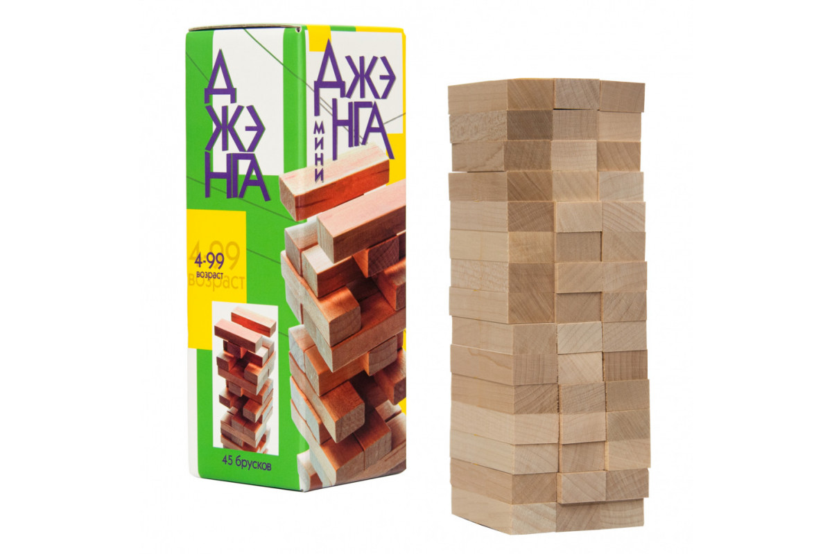 Настольная игра "Дженга мини" 30968 (рус.)