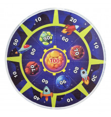 Детский дартс 3888-22A диаметр поля 72 см, подсветка