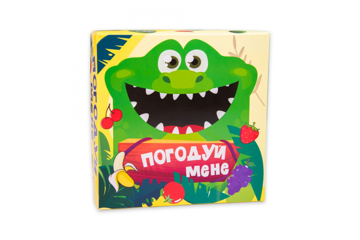 Настільна гра "Погодуй мене - крокодил" 30379 інструкція 20 фішок, рулетка