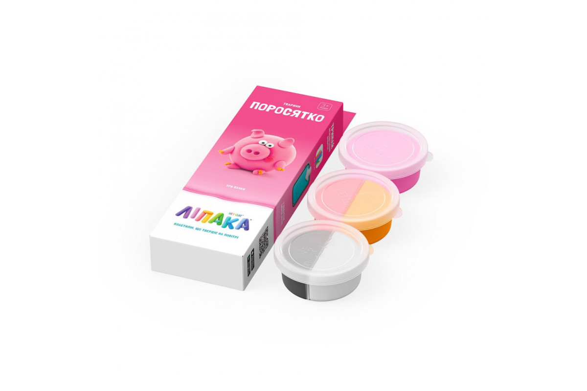 Набір самозатвердіючого пластиліну Порося ЛІПАКА 30045-UA01