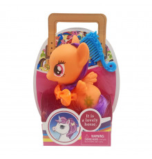 Фигурка "Пони" HR184 с аксессуарами Оранжевый