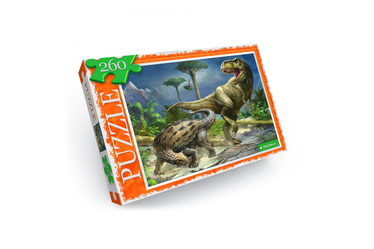 Пазли дитячі "Діно" C260-12-01, 260 елементів