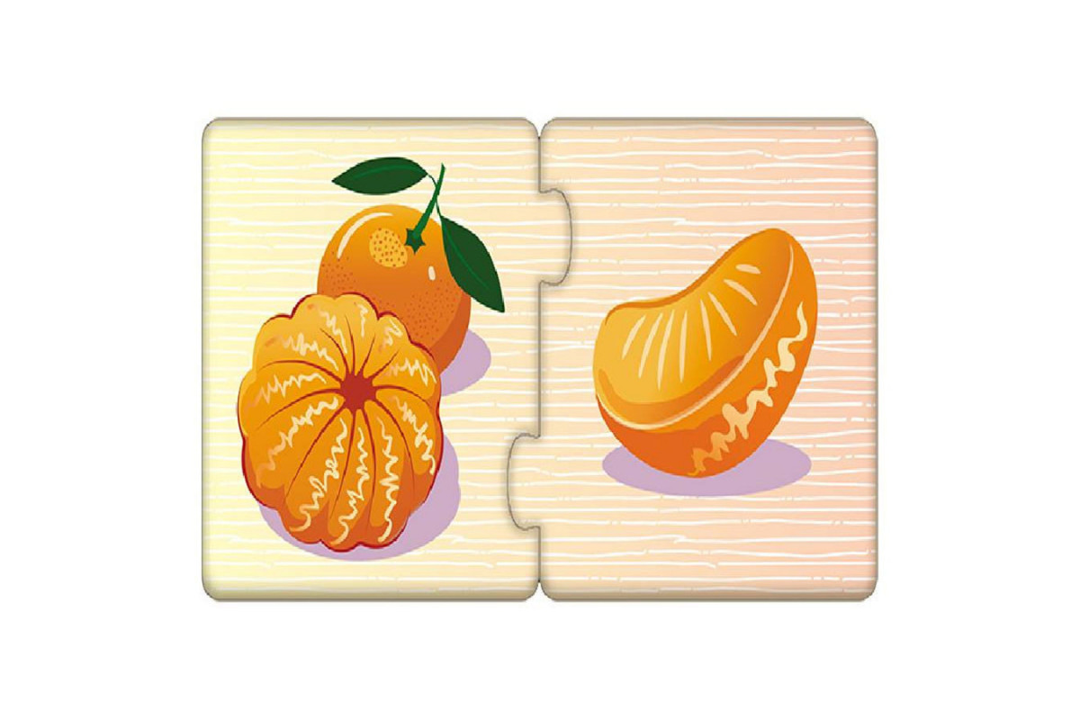 Детские пазлы-половинки "Часть и целое" 1214003 на укр. языке