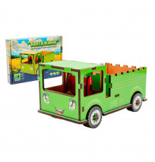 Детский деревянный 3D конструктор "Грузовик" Puz-00929, 37 деталей