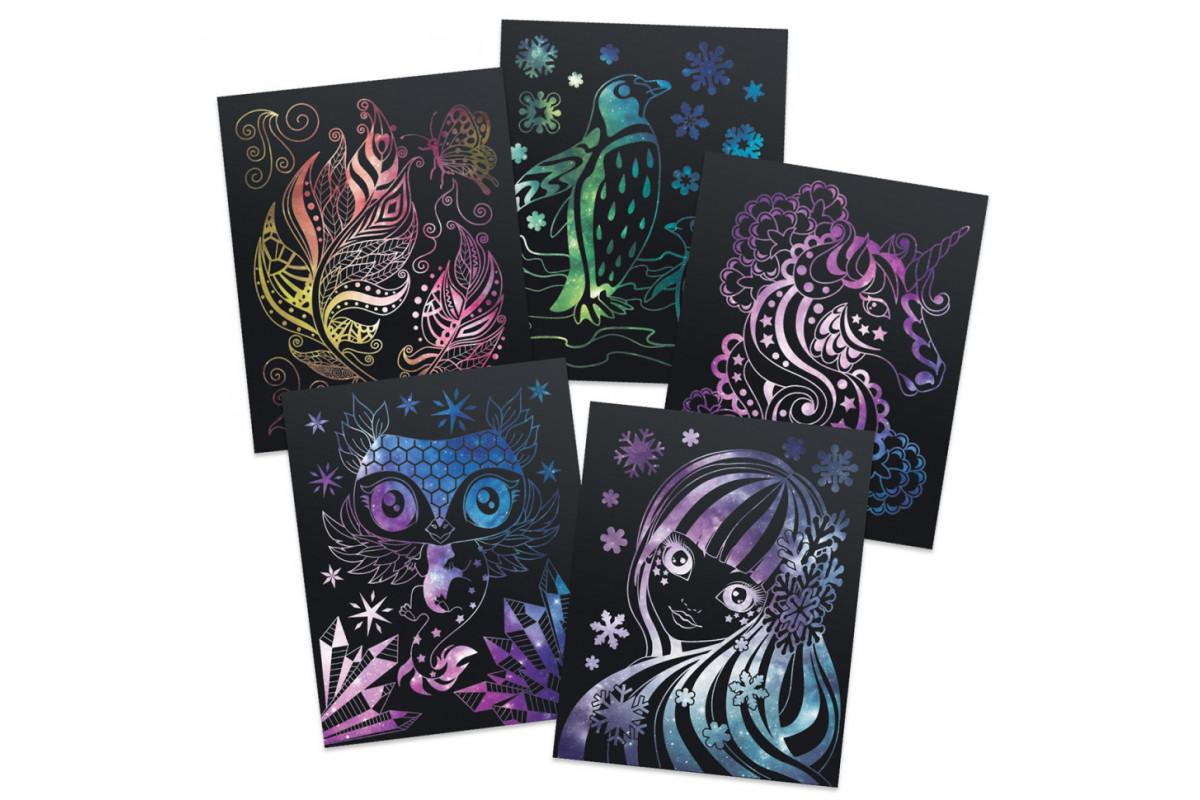 Набір для творчості Гратаж: Зоряні гравюри Nebulous Stars 11014, 5 основ